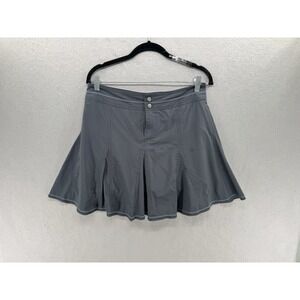 Title Nine Flared Skort Womens Size 6 Gray Attached Shorts Golf Tennis Mini FLAW